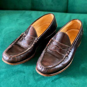 Frye Brown Leather Penny Loafer Moccasin Men’s Size 10.5 JM47277